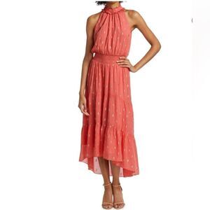 SHOSHANNA Hasting Chiffon Midi Dress